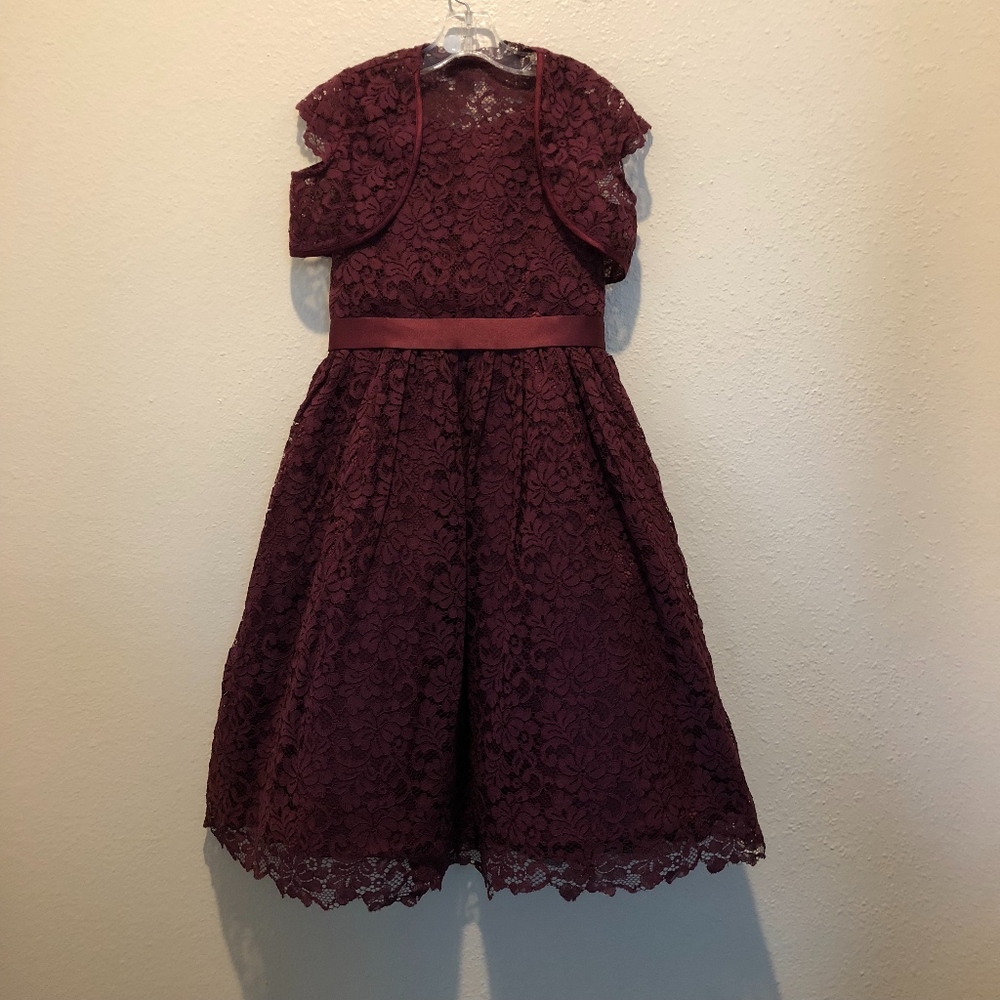 Chasing Fireflies Lace Dress with Shrug